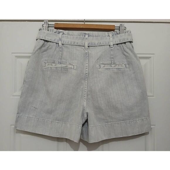 Pilcro anthropologie womens size 27 hi waist paperbag boyfriend denim shorts - Picture 3 of 8
